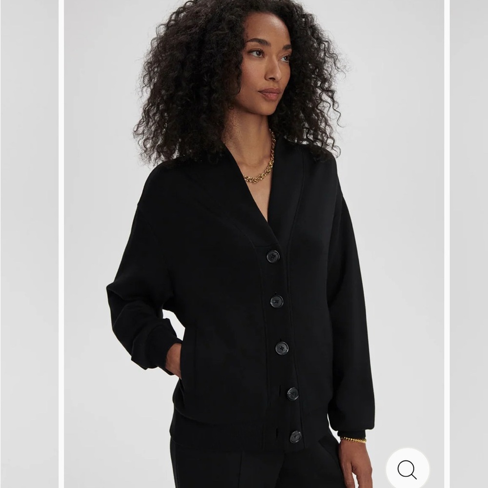 Varley Celeste cardigan in black size medium